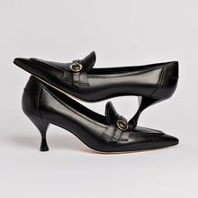 Load image into Gallery viewer, Susan Pump In Black Leather