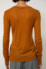 Load image into Gallery viewer, Sayaka Davis Sheer Long Sleeve in Camel