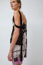 Load image into Gallery viewer, SERAPIS Strap Dress in Purple Print