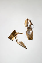 Load image into Gallery viewer, Suzanne Rae High 70’s Sandal in Gold