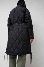 Load image into Gallery viewer, TAION Military Flyfront Long Down Jacket in Paisley