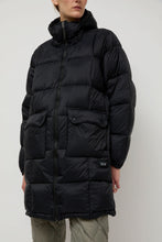 Load image into Gallery viewer, TAION Mountain Packable Volume Down Hood Coat in Black