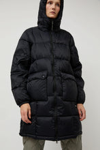 Load image into Gallery viewer, TAION Mountain Packable Volume Down Hood Coat in Black