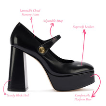 Load image into Gallery viewer, Emma Pump In Black Leather