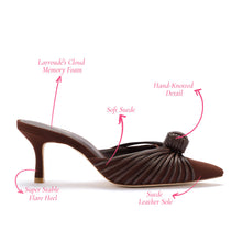 Load image into Gallery viewer, Mini Valerie Pump In Brown Suede