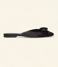 Load image into Gallery viewer, TILLY MULE -- BLACK SATIN