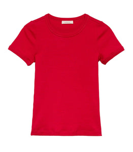 VIVI TEE -- SCARLET