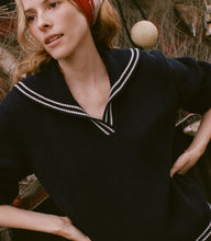 Load image into Gallery viewer, VOYAGE SWEATER -- DEEP NAVY