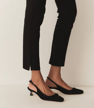 Load image into Gallery viewer, WILLAMINA SLINGBACK -- BLACK SUEDE