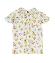 Load image into Gallery viewer, YVIE TOP -- GOLD FROLICKING FLORAL