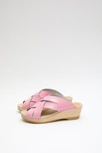 Load image into Gallery viewer, No.6 Basket Clog on Mid Wedge in Pink Patent