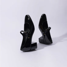 Load image into Gallery viewer, Blair Block Pump In Black Patent