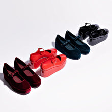 Load image into Gallery viewer, Blair Flatform In Scarlet Patent Leather