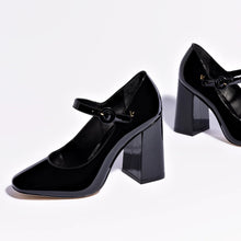 Load image into Gallery viewer, Blair Hi Pump In Black Patent Leather