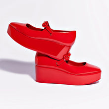 Load image into Gallery viewer, Blair Flatform In Scarlet Patent Leather