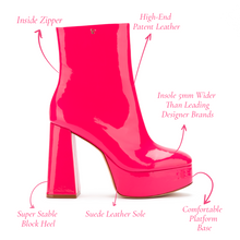 Load image into Gallery viewer, Dolly Boot In Pink Patent Leather