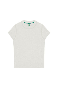 NONAME FINE RIB BABY TEE