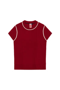 NONAME FINE RIB BABY TEE