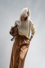 Load image into Gallery viewer, CHRISSY CABLE KNIT CROPPED SWEATER