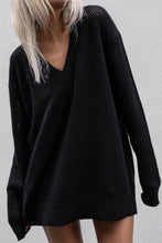 Load image into Gallery viewer, NINA CROCHET V-NECK SWEATER