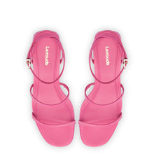 Load image into Gallery viewer, Gio Sandal In Pink Satin