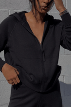 Load image into Gallery viewer, VIVIAN ZIP-UP HOODIE